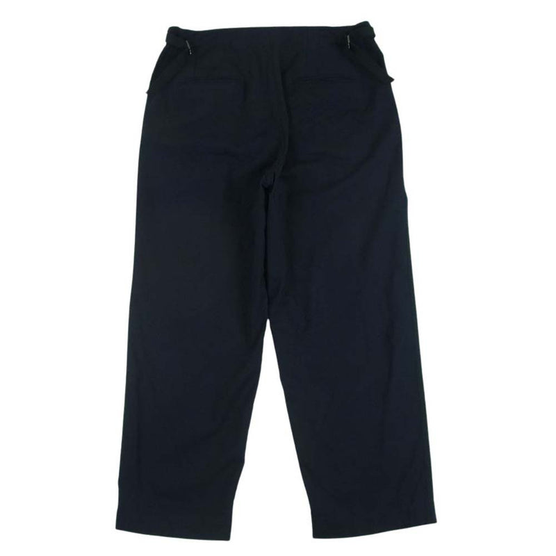 アン UNPT57 Wide Pull Pants ワイド プル パンツ 日本製 ダークネイビー系 2【中古】