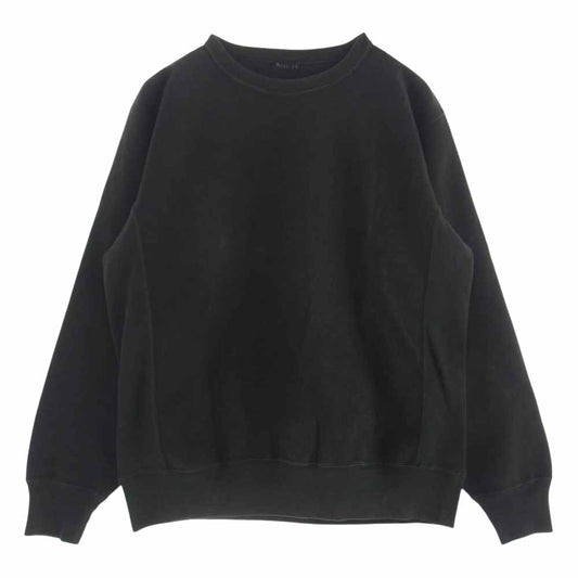 AURALEE オーラリー A20AP02SM SUPER MILLED SWEAT P/O ヘヴィウェイトコットン クルーネック スウェット ダークグリーン系 4【中古】