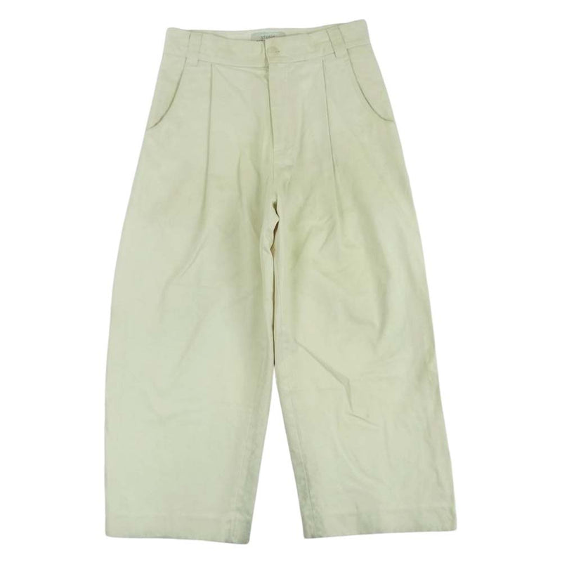 STUDIO NICHOLSON スタジオニコルソン SNM-078 BEN VOLUME PANT ボリューム パンツ オフホワイト系 S【中古】