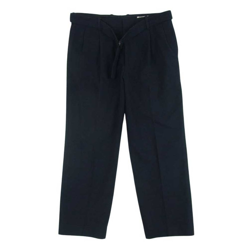 AURALEE オーラリー 18AW A8AP03WF WOOL CASHMERE FLANNEL SLACKS ウール カシミア カシミヤ フランネル スラックス ダークネイビー系 4【中古】