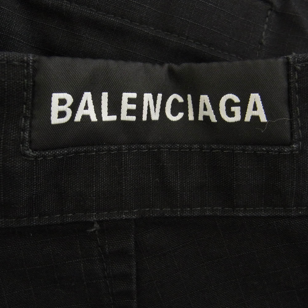 BALENCIAGA バレンシアガ 22AW 699613 TKP27 マルチポケット カーゴ ロング パンツ ブラック系 XS【中古】