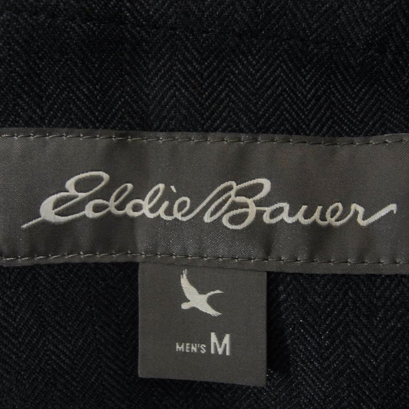 Eddie Bauer エディー・バウアー 01 9689 キルティング フード脱着式 中綿 ジャケット ネイビー系 M【中古】