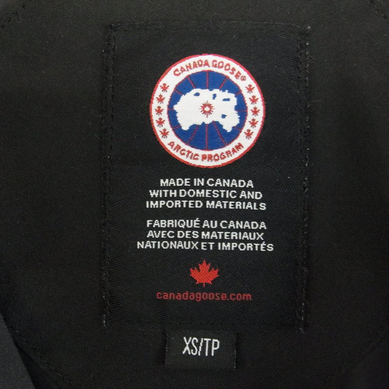 CANADA GOOSE カナダグース 5806L 国内正規品 サザビーリーグ GABRIOLA PARKA INLINE ガブリオラ パーカー インライン ダウンジャケット ブラック系 XS【中古】