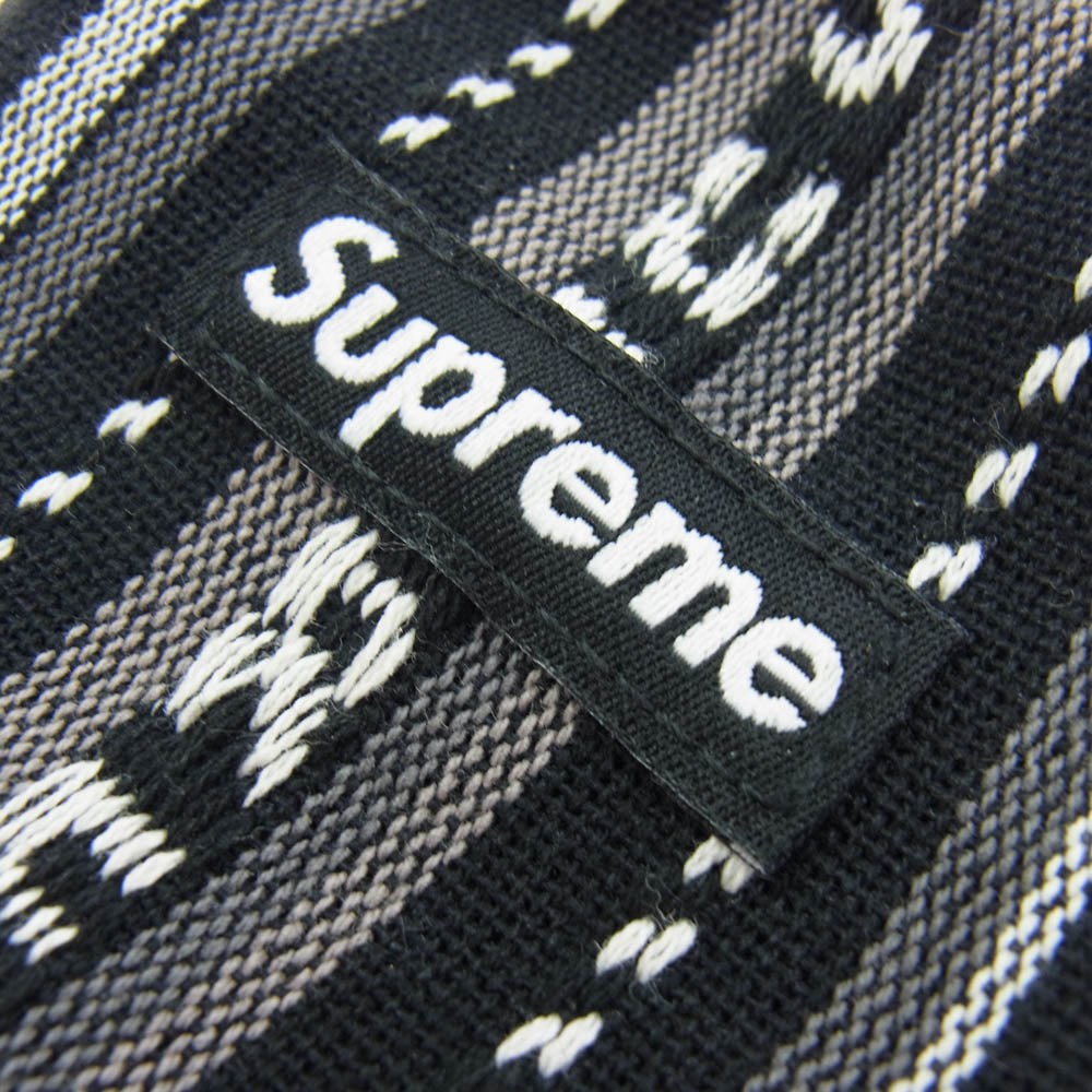 Supreme シュプリーム 20SS Woven Stripe Coin Pouch ウーブン ストライプ コインポーチ コインケース ブラック系【中古】