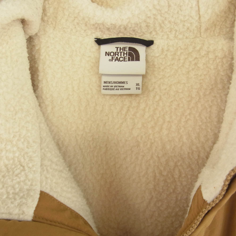 THE NORTH FACE ノースフェイス NF0A4QZO CUCHILLO INSULATED FULL ZIP HOODIE クチーロ フルジップジャケット キルティング ジャケット ブラウン系 XL【中古】