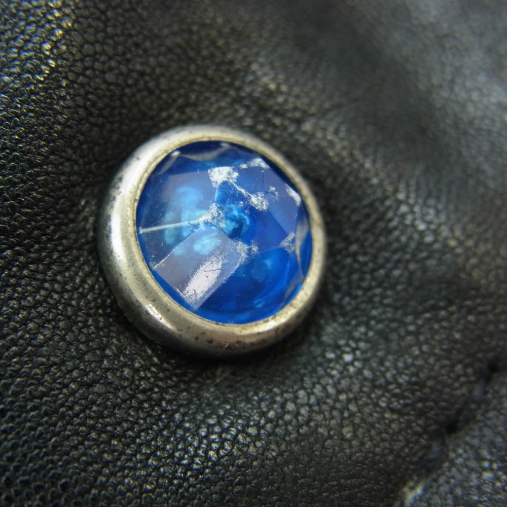 LUKER BY NEIGHBORHOOD ルーカーバイネイバーフッド 10AW 102TNLK-JKM01 BRIGHTON SL-JKT スタッズ シングル ライダースジャケット レザージャケット ブラック系 S【中古】