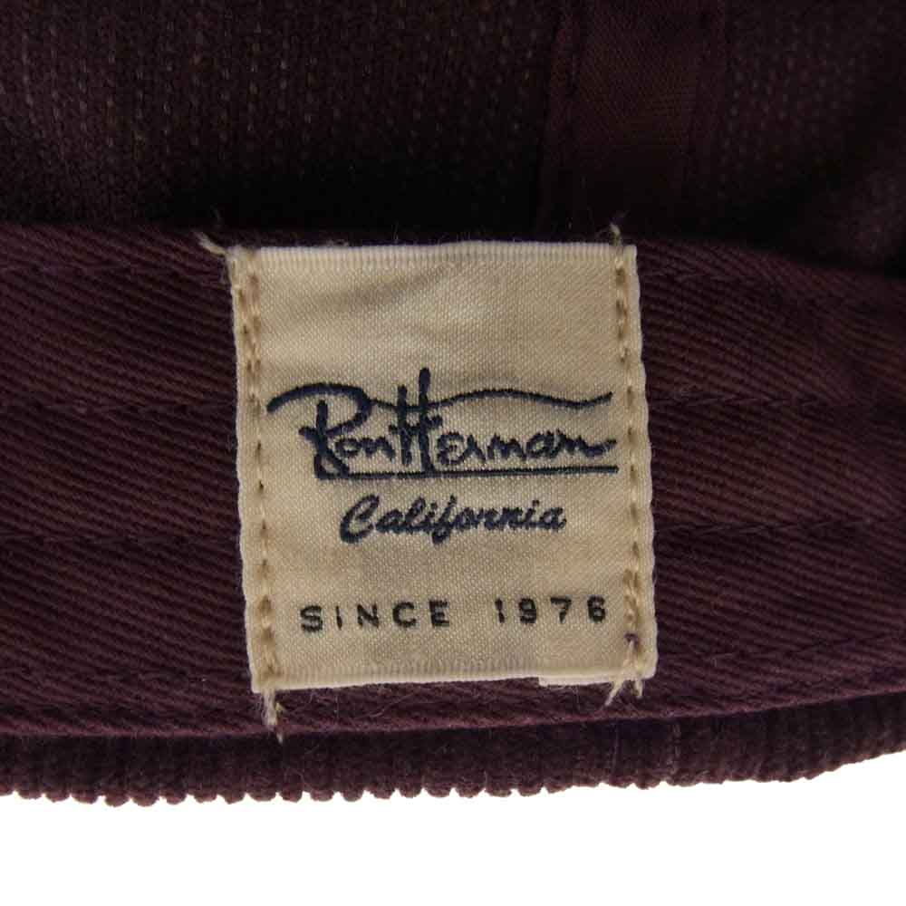 Ron Herman ロンハーマン RH ロゴ コーデュロイ キャップ エンジ系【中古】