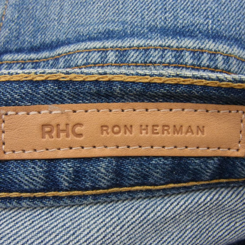 Ron Herman ロンハーマン RHC TAIZO ダメージ リペア 加工 ストレート デニム パンツ インディゴブルー系 34【中古】