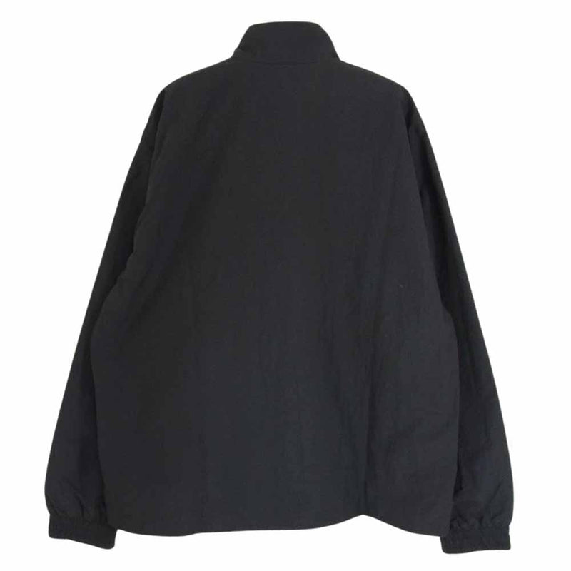 オヴィー Recycled Nylon Water-repellent Zip-up Jacket スタンドカラー ジップアップ ナイロン ジャケット ブラック系 XL【中古】