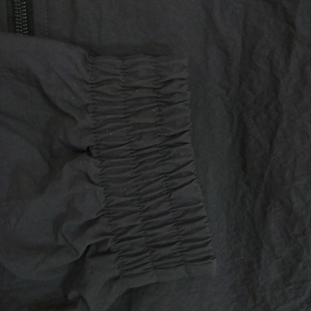 オヴィー Recycled Nylon Water-repellent Zip-up Jacket スタンドカラー ジップアップ ナイロン ジャケット ブラック系 XL【中古】