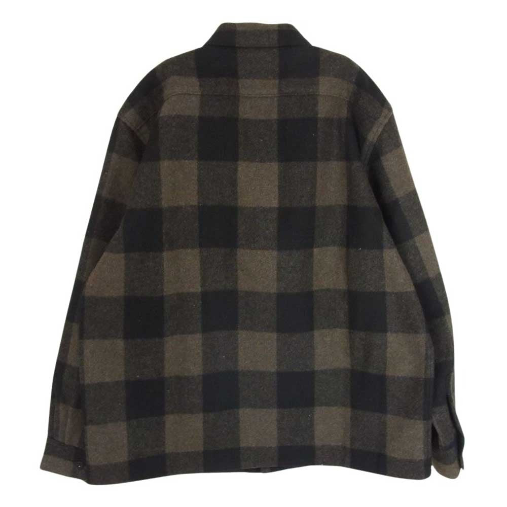 カジャ 20210423 WOOL BUFFALO CHECK CPO JACKET ウール バッファロー チェック CPO ジャケット グレー系 3【中古】