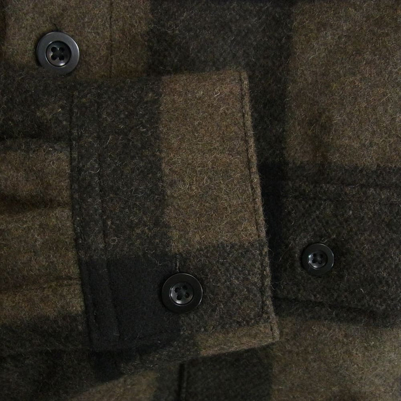 カジャ 20210423 WOOL BUFFALO CHECK CPO JACKET ウール バッファロー チェック CPO ジャケット グレー系 3【中古】