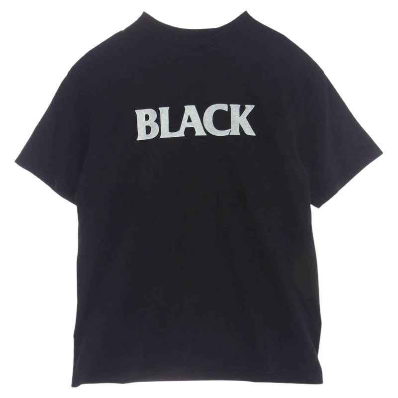 SEQUEL シークエル 22SS BLACK プリント 半袖 Tシャツ ブラック系 XL【中古】