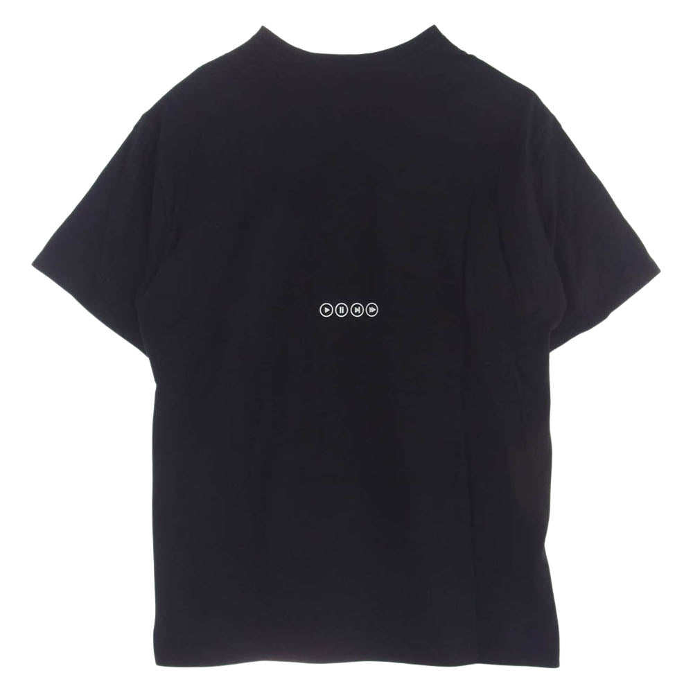 SEQUEL シークエル 22SS BLACK プリント 半袖 Tシャツ ブラック系 XL【中古】