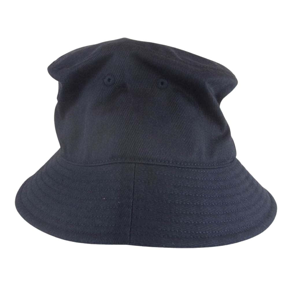 SEQUEL シークエル 23SS SQ-23SS-HT-01 BUCKET HAT ロゴ バケット ハット 帽子 ネイビー ネイビー系 59cm【新古品】【未使用】【中古】