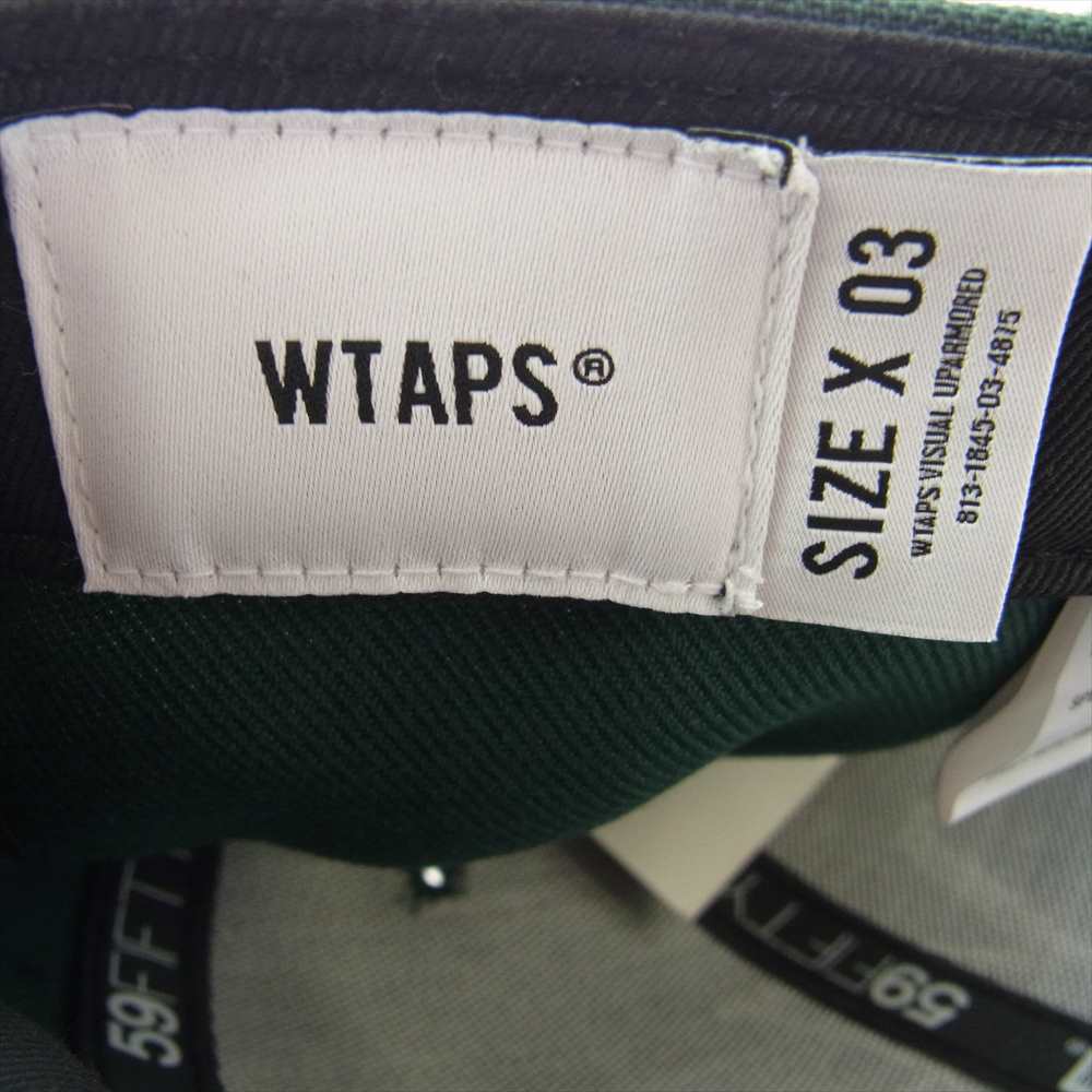 WTAPS ダブルタップス 241NENED-HT01 × Newera ニューエラ 59FIFTY Low Profile 59フィフティ ロー プロファイル キャップ グリーン系【新古品】【未使用】【中古】