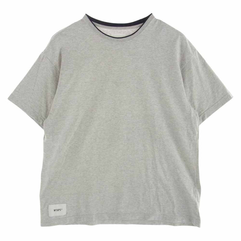 WTAPS ダブルタップス 24SS 241ATDT-CSM33 MOLT SS  COTTON SIGN モルト 半袖 Tシャツ カットソー グレー系 03【中古】