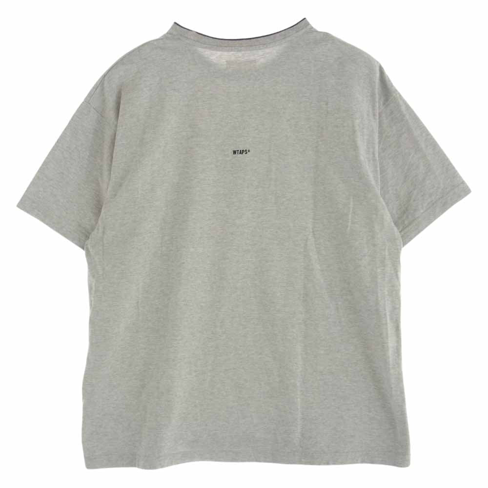 WTAPS ダブルタップス 24SS 241ATDT-CSM33 MOLT SS  COTTON SIGN モルト 半袖 Tシャツ カットソー グレー系 03【中古】