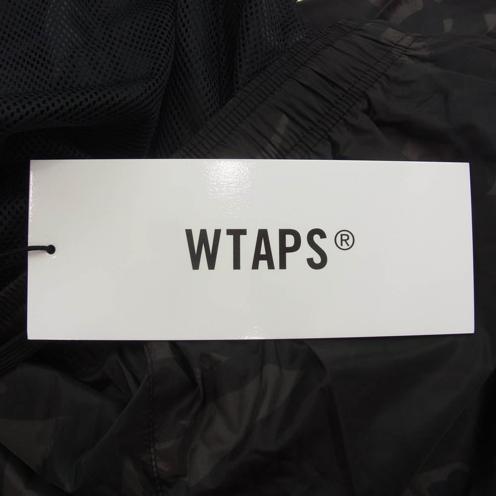 WTAPS ダブルタップス 23AW 232BRDT-PTM02 TROUSERS ナイロン カモフラージュ 迷彩 イージー パンツ カーキ系 02【美品】【中古】