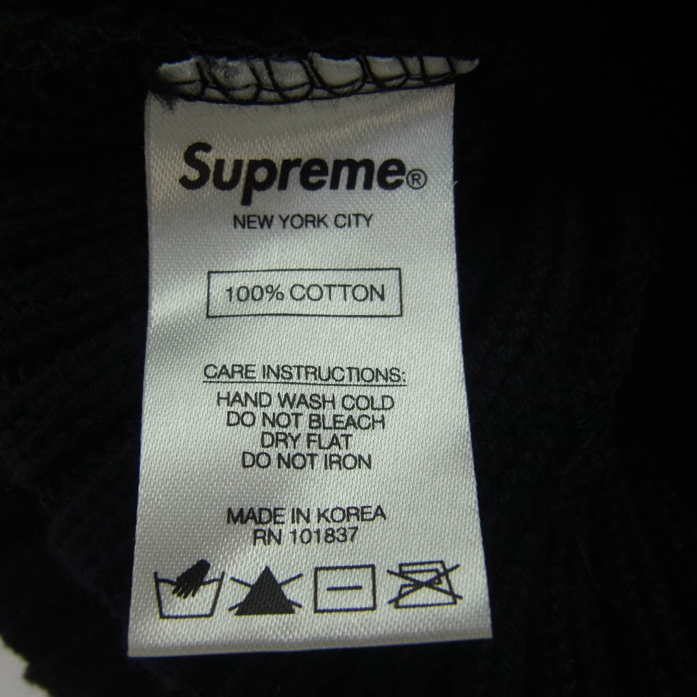 Supreme シュプリーム 24SS Small Box Logo Beanie スモールボックスロゴビーニー ニットキャップ BLACK ブラック系【中古】