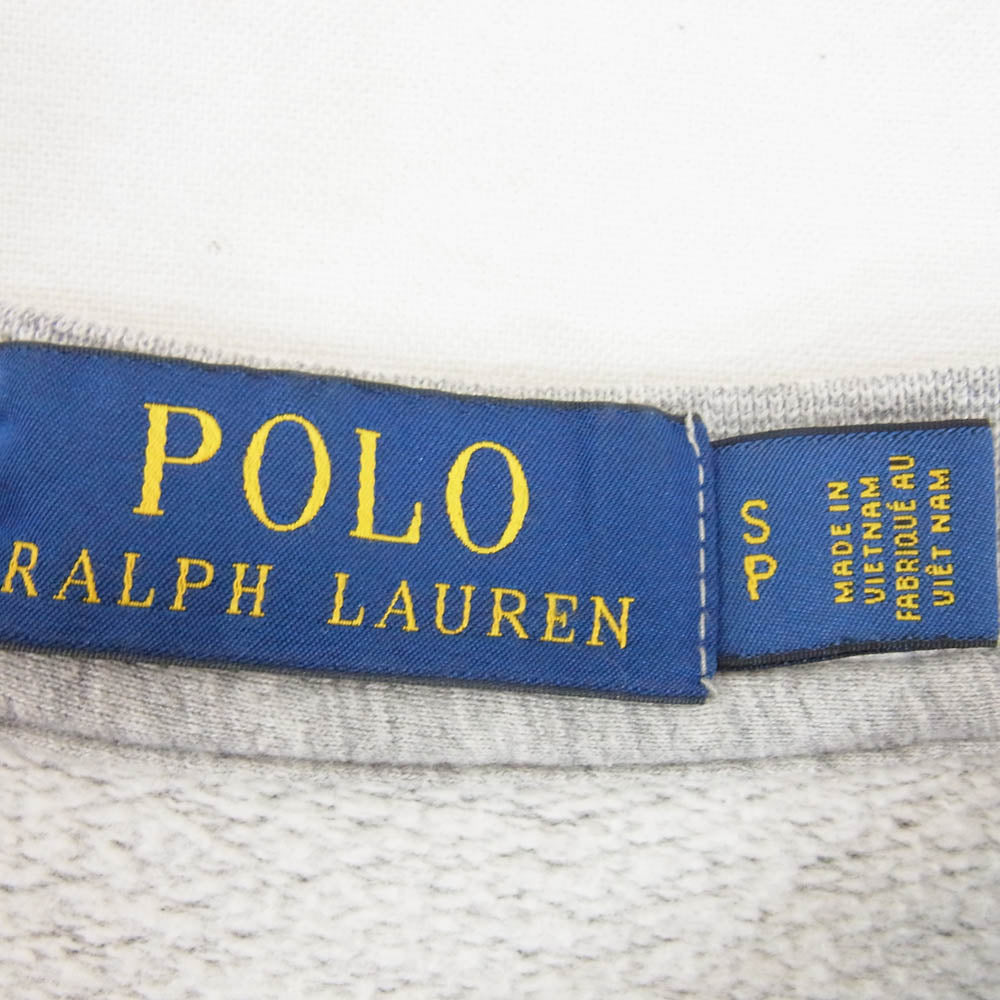 POLO RALPH LAUREN ポロ・ラルフローレン ポニー プリント クルー スウェット グレー系 SP【中古】