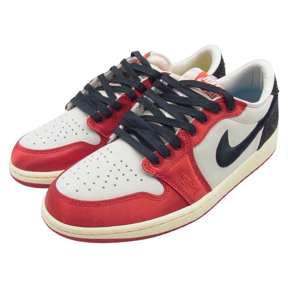 NIKE ナイキ FN0432-100 Trophy Room × Nike Air Jordan 1 Low OG トロフィールーム  エアジョーダン1 ロー OG ローカット スニーカー レッド系 ブラック系 ホワイト系 26.5cm【極上美品】【中古】