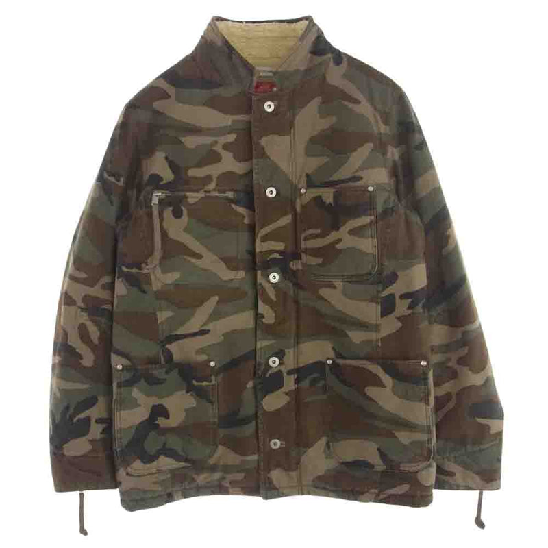 nonnative ノンネイティブ NN-JU3003 FARMER BOA JACKET カモフラ ファーマ― ボア ジャケット カーキ系 ブラウン系 2【中古】