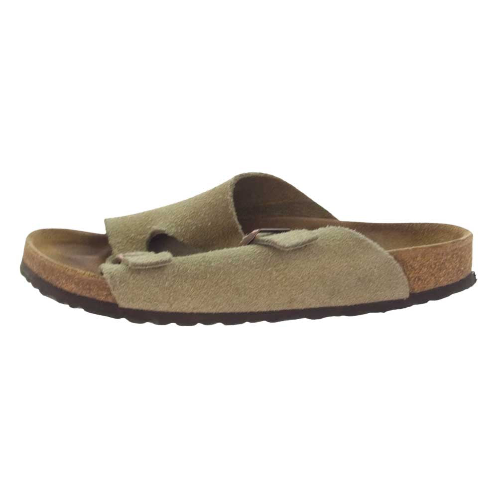 BIRKENSTOCK ビルケンシュトック ZURICH チューリッヒ スエード ダブルモンク サンダル ベージュ系 42【中古】