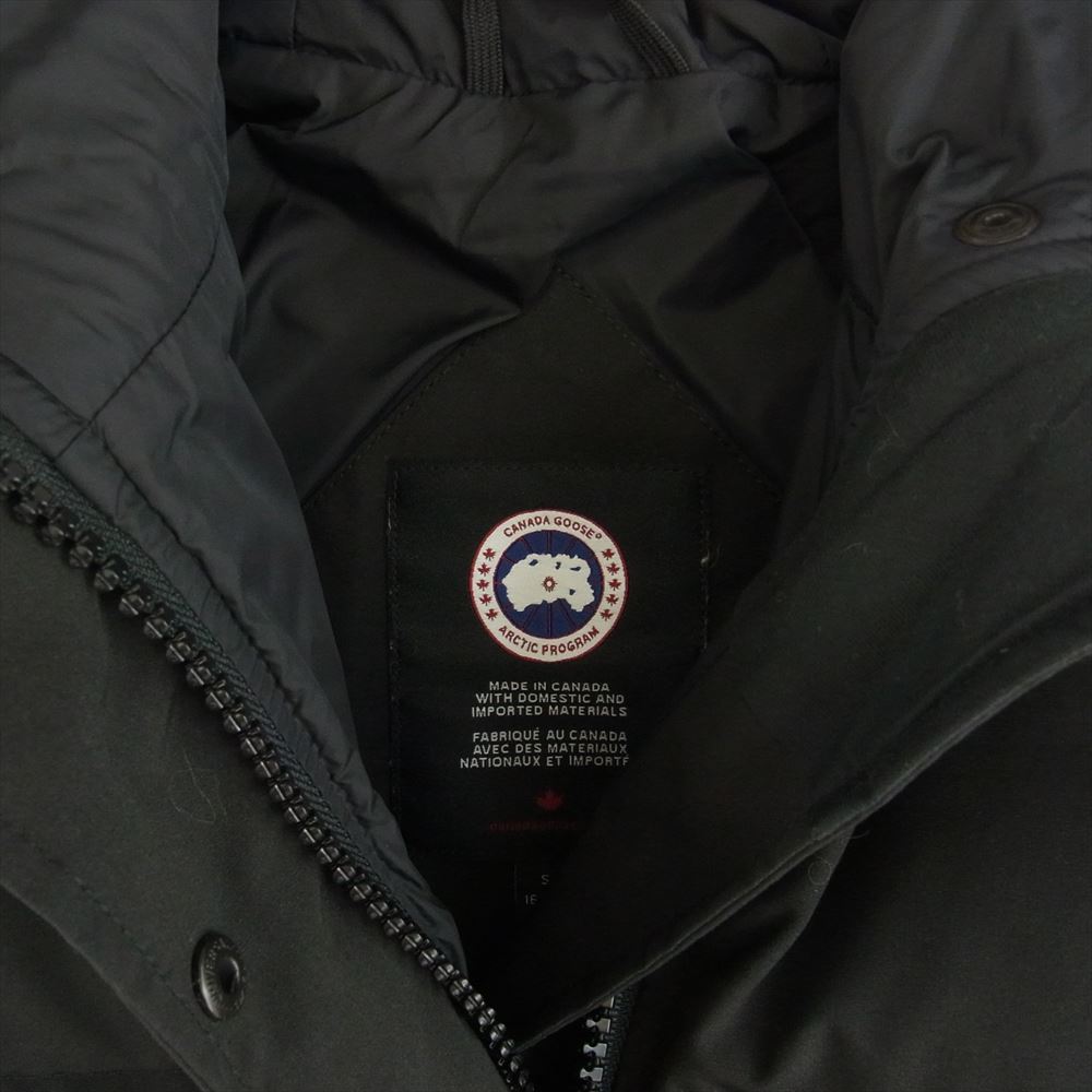 CANADA GOOSE カナダグース 2302JL 国内正規品 サザビーリーグ Mackenzie Parka Heritage マッケンジー パーカ ダウン ジャケット コート ブラック系 SP 165/88A【中古】