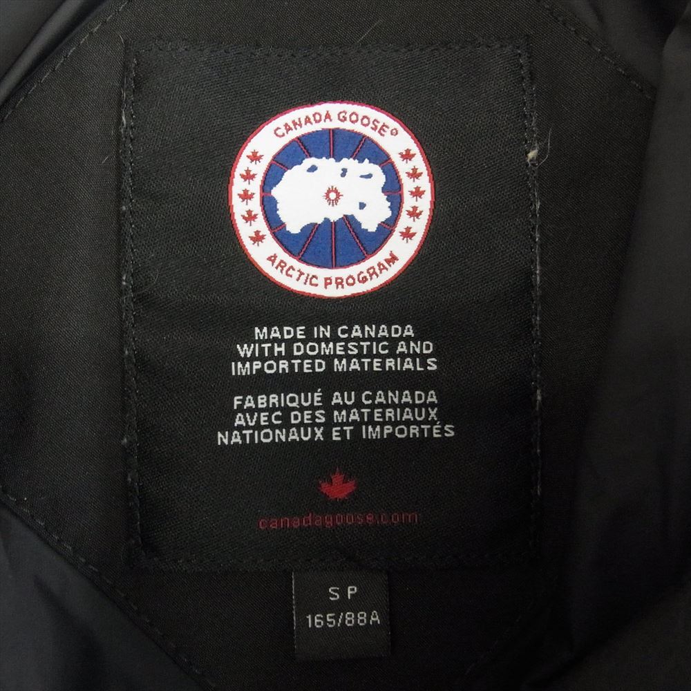 CANADA GOOSE カナダグース 2302JL 国内正規品 サザビーリーグ Mackenzie Parka Heritage マッケンジー パーカ ダウン ジャケット コート ブラック系 SP 165/88A【中古】