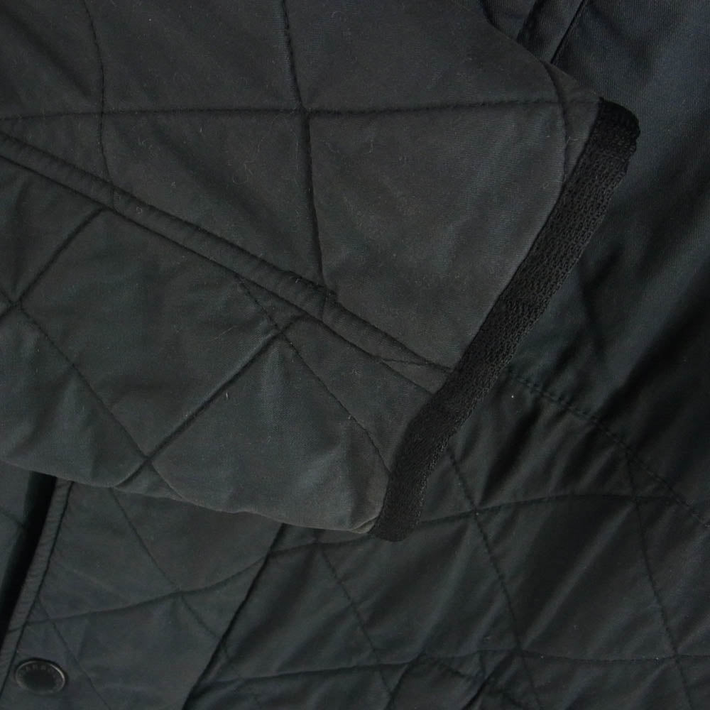 Barbour バブアー 3ワラント 黒タグ キルティング スタンドカラー 襟