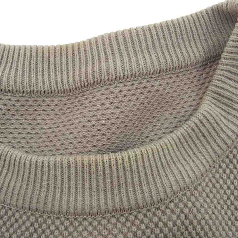 crepuscule クレプスキュール 1803-001 MOSS STITCH P/O モス ステッチ クルーネック ニット ベージュ ベージュ系 1【中古】