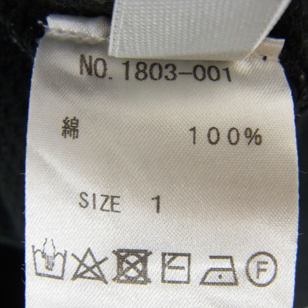 crepuscule クレプスキュール 1803-001 MOSS STITCH P/O モス ステッチ クルーネック ニット ブラック系 1【中古】