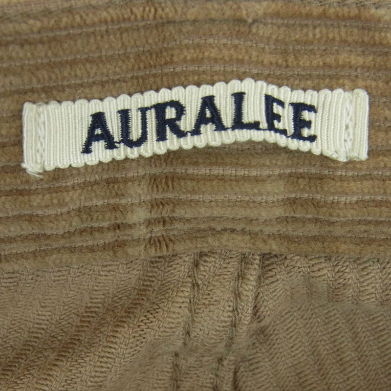 AURALEE オーラリー A9AP03FN WASHED CORDUROY 5P PANTS ウォッシュド コーデュロイ パンツ ライトブラウン系 4【中古】