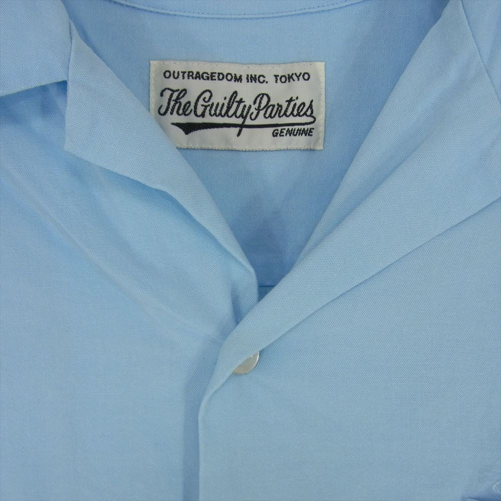 WACKO MARIA ワコマリア 24SSE-WMS-OC03 50'S SHIRT L/S TYPE 2 BLUE ロングスリーブ 長袖 シャツ ブルー系 S【中古】