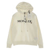 MONCLER モンクレール I10938G00016 LOGO EMBROIDERED HOODIE ロゴ刺繍 フーディー プルオーバー パーカー ホワイト系 XS【新古品】【未使用】【中古】