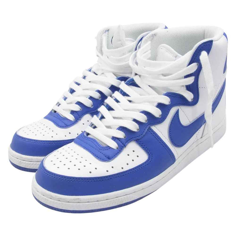 NIKE ナイキ FN6836-100 Terminator High Game Royal ターミネーター ハイ ゲーム ロイヤル スニーカー ホワイト系 ブルー系 27.5cm【中古】