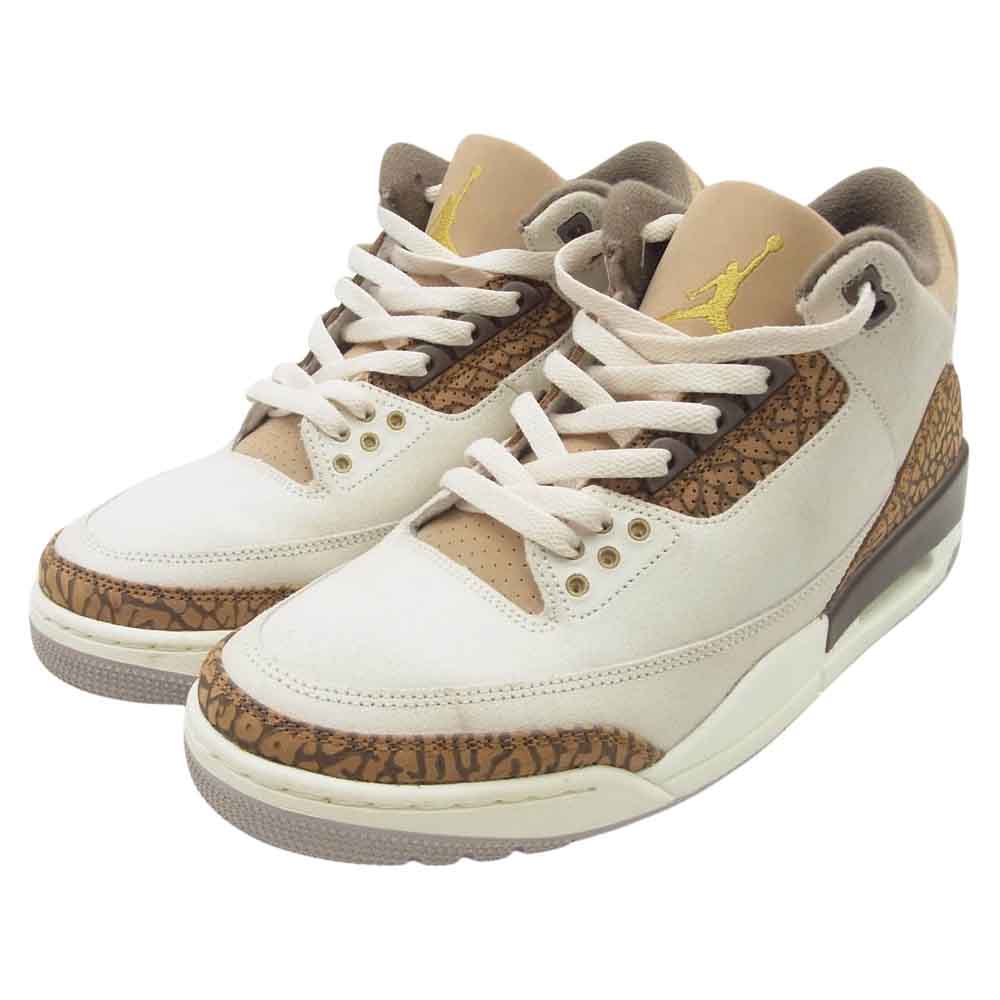 NIKE ナイキ CT8532-102 Air Jordan 3 Retro Orewood Brown エアジョーダン3 レトロ オールウッドブラウン スニーカー ベージュ系 ブラウン系 27.5cm【中古】