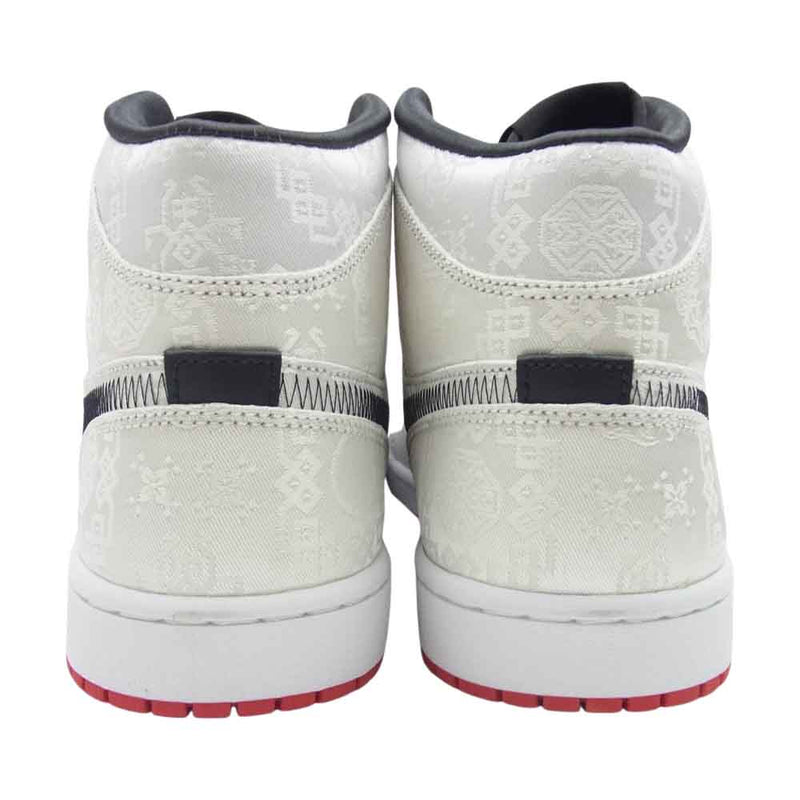 NIKE ナイキ CU2804-100 × CLOT Air Jordan 1 Mid SE Fearless エアジョーダン1 ミッド フィアレス スニーカー ホワイト系 29ｃｍ【極上美品】【中古】