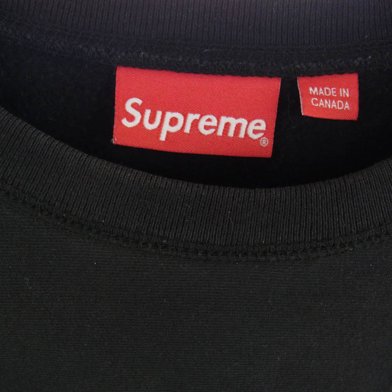 Supreme シュプリーム 18aw Box Logo Crewneck Sweatshirt ボックスロゴ クルーネック スウェット ブラック系 S【中古】