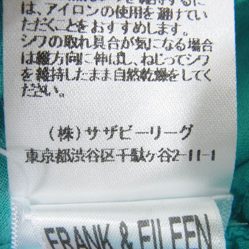 Frank&Eileen フランクアンドアイリーン LUKE ルーク 長袖 シャツ ブルー系 ブルー系 XS【中古】