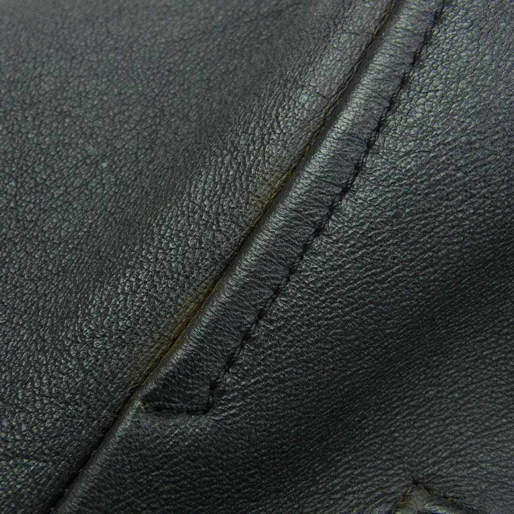 TMT ティーエムティー TJK-F1401 ホースレザーシングルライダースジャケット ブラック系 M【中古】