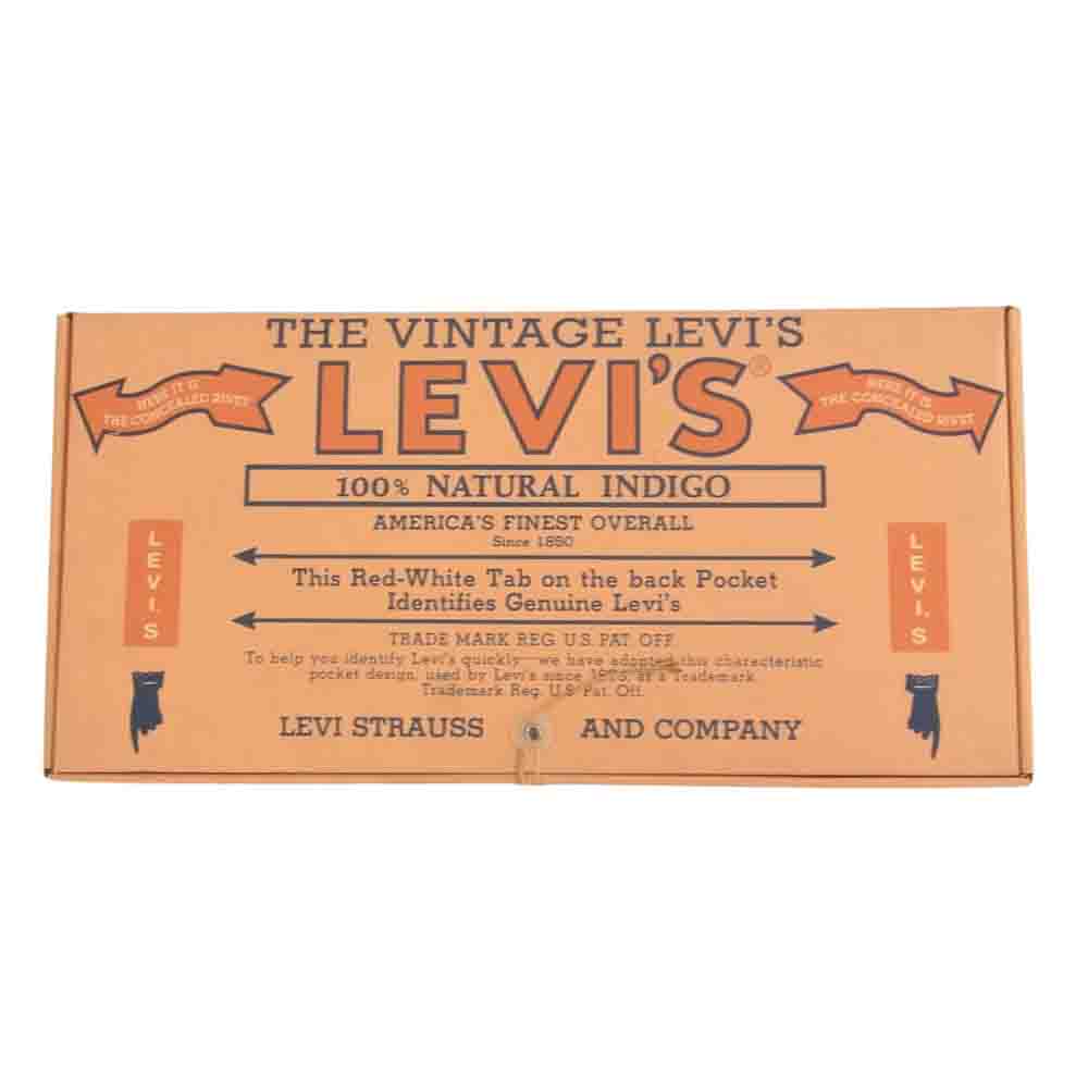 Levi's リーバイス 701SXX OR 1930年 モデル BIG E シンチバック インディゴ デニム パンツ 赤耳 日本製 箱付き インディゴブルー系 W28 L33【極上美品】【中古】