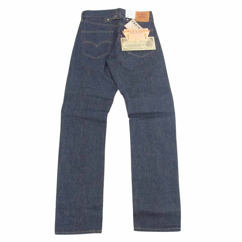 Levi's リーバイス 701SXX OR 1930年 モデル BIG E シンチバック インディゴ デニム パンツ 赤耳 日本製 箱付き インディゴブルー系 W30 L33【極上美品】【中古】