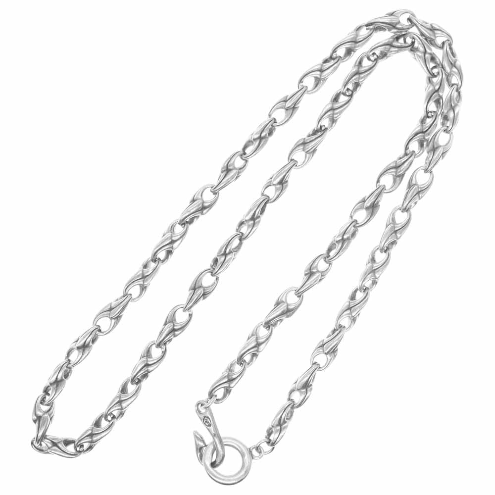 Bloody Mary ブラッディマリー クロー リンク チェーン ネックレス 50cm シルバー系【中古】