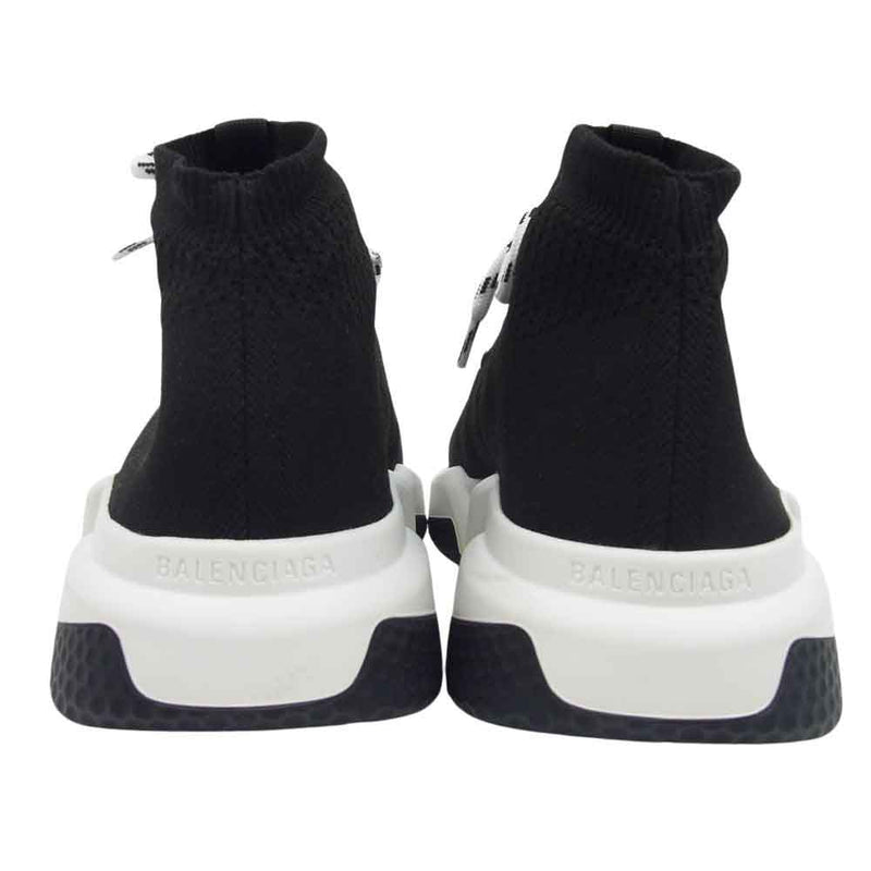 BALENCIAGA バレンシアガ 552382 W1HP0 Speed Lace Up Trainer スピード レース アップ トレーナー スニーカー ブラック系 27cm【中古】