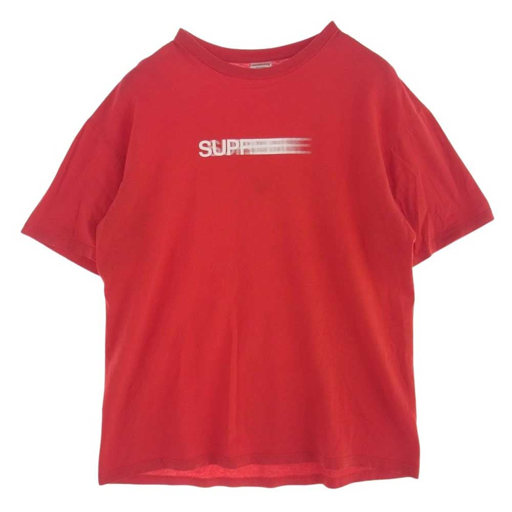 Supreme シュプリーム Motion Logo Tee モーション ロゴ 半袖 Tシャツ レッド系 L【中古】