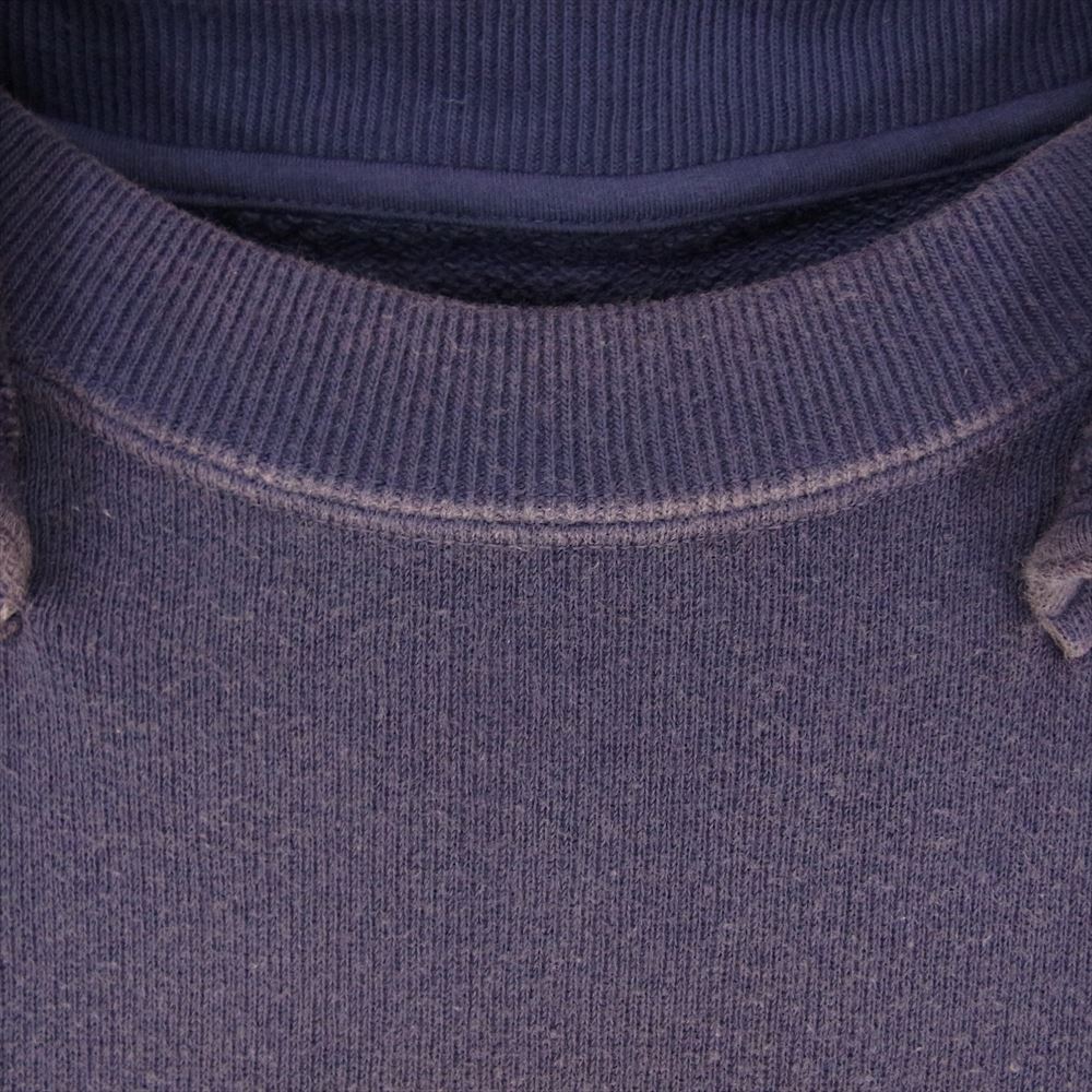 ダイリク 24SS C-12 MY HERO Sunburn Vintage Pullover Hodie ヴィンテージ加工 後付けフード サンバーン プルオーバー フーディ パーカー ネイビー系 M【極上美品】【中古】