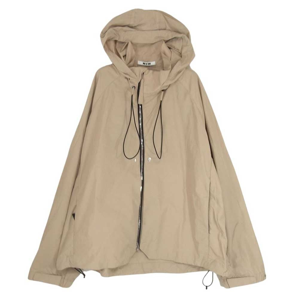エヌティーエヌ 24SS 24-NS002002 BETA JACKET ベータ クロップド ショート フード ジャケット ベージュ系 2【中古】