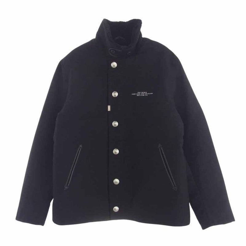 CRIMIE クライミー 22AW R1-02B5-JK29 N-1 TYPE DECK JACKET デッキ ジャケット コンチョ ボタン ブラック系 XXL【中古】